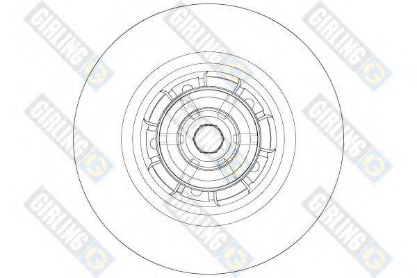 GIRLING 6063556 Тормозной диск