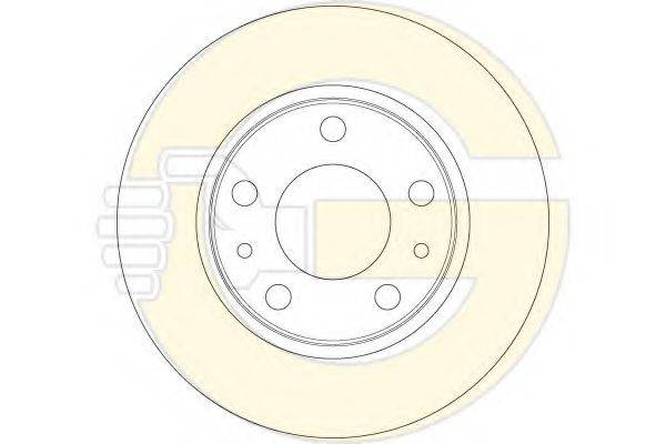 GIRLING 6064123 Тормозной диск