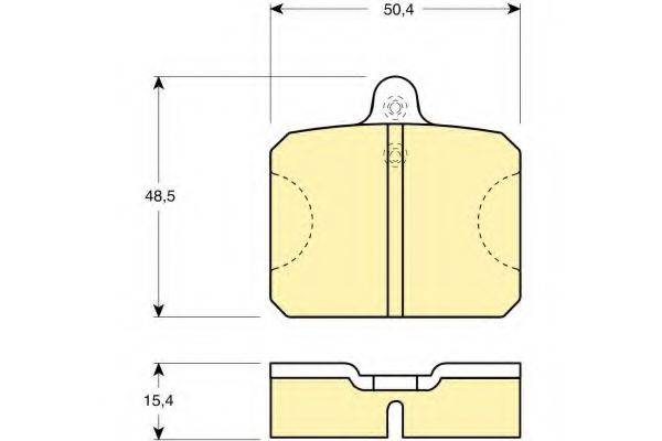 GIRLING 6103009 Комплект тормозных колодок, дисковый тормоз