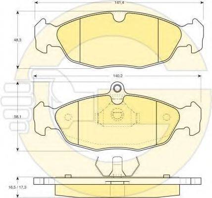 GIRLING 6410072 Комплект тормозов, дисковый тормозной механизм