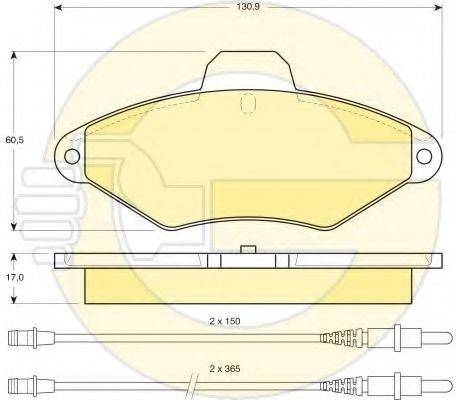 GIRLING 6410383 Комплект тормозов, дисковый тормозной механизм