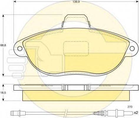 GIRLING 6410773 Комплект тормозов, дисковый тормозной механизм