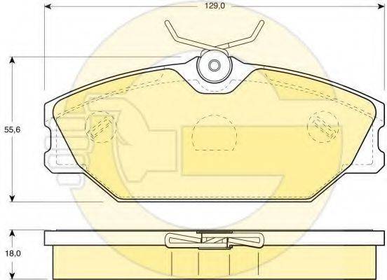 GIRLING 6410851 Комплект тормозов, дисковый тормозной механизм