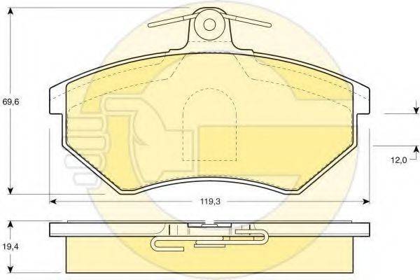 GIRLING 6410891 Комплект тормозов, дисковый тормозной механизм