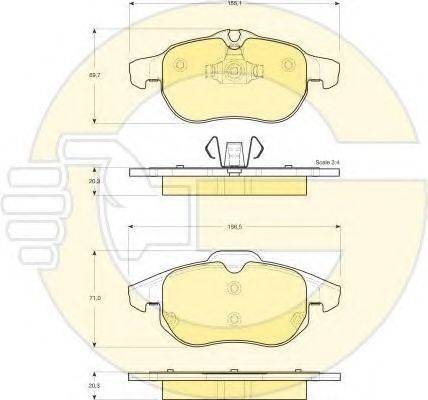 GIRLING 6411672 Комплект тормозов, дисковый тормозной механизм