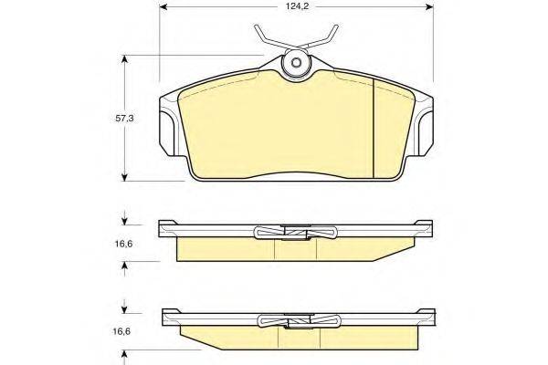 GIRLING 6411761 Комплект тормозов, дисковый тормозной механизм