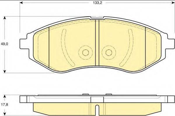 GIRLING 6411929 Комплект тормозов, дисковый тормозной механизм