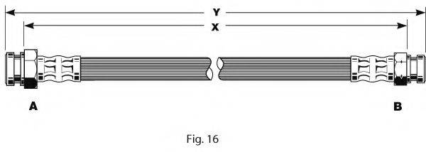 GIRLING 9001176 Тормозной шланг