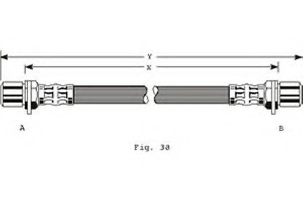 GIRLING 9001201 Тормозной шланг