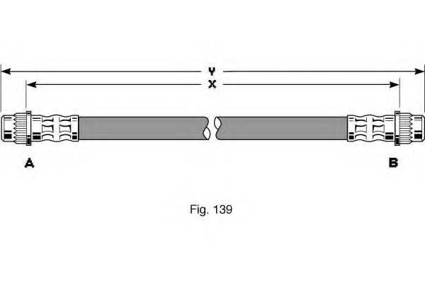 GIRLING 9001315 Тормозной шланг