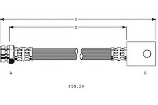 GIRLING 9001320 Тормозной шланг