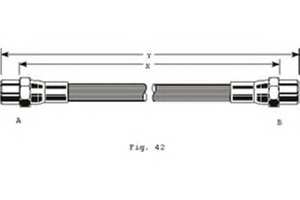 GIRLING 9001346 Тормозной шланг