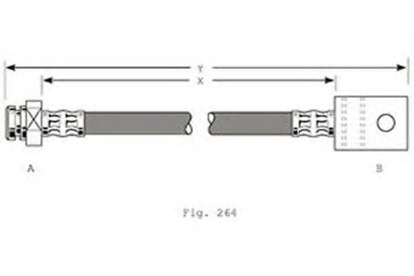 GIRLING 9001363 Тормозной шланг