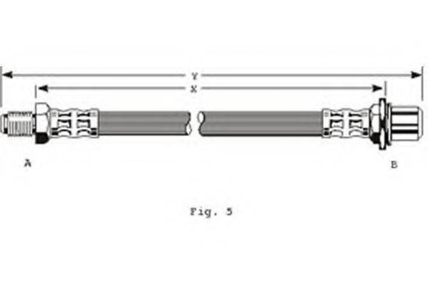 GIRLING 9002200 Тормозной шланг