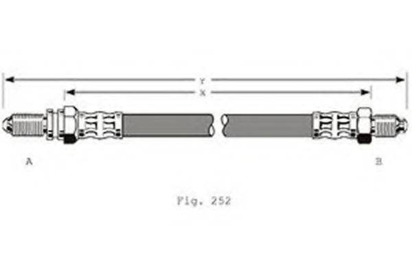 GIRLING 9003280 Тормозной шланг