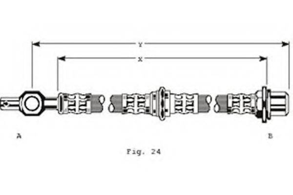 GIRLING 9004125 Тормозной шланг