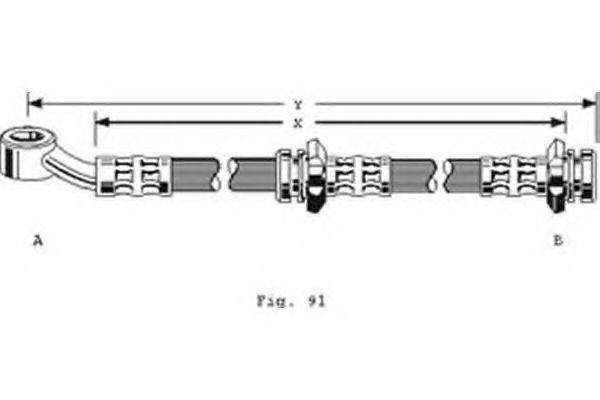 GIRLING 9004128 Тормозной шланг