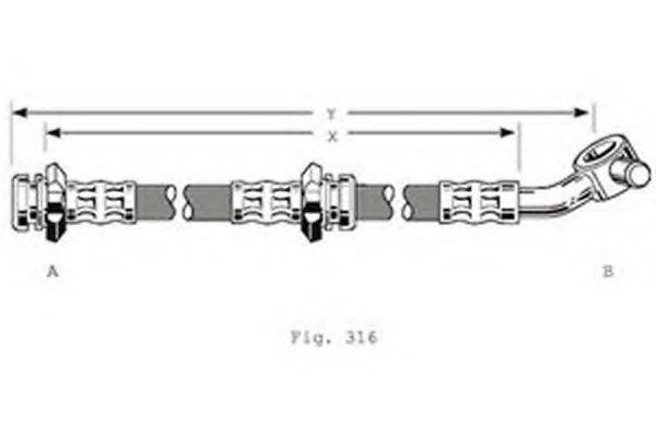 GIRLING 9004210 Тормозной шланг