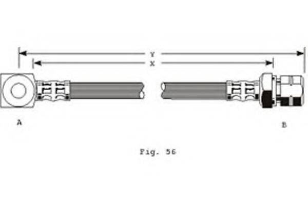 GIRLING 9004227 Тормозной шланг