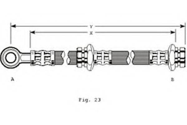 GIRLING 9004234 Тормозной шланг