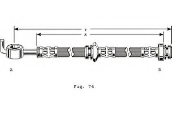 GIRLING 9004237 Тормозной шланг