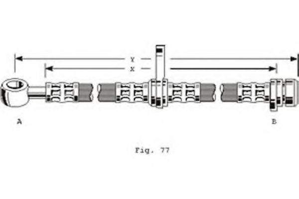 GIRLING 9004254 Тормозной шланг