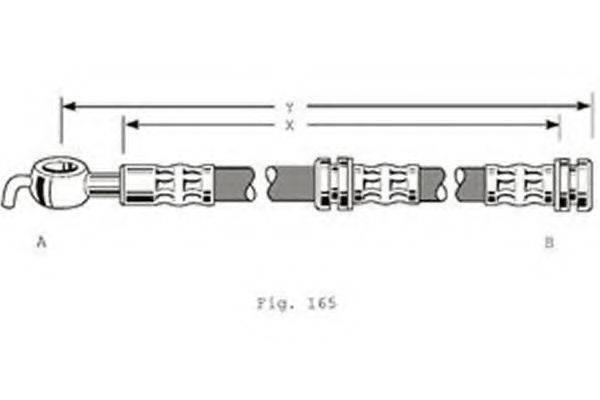 GIRLING 9004347 Тормозной шланг