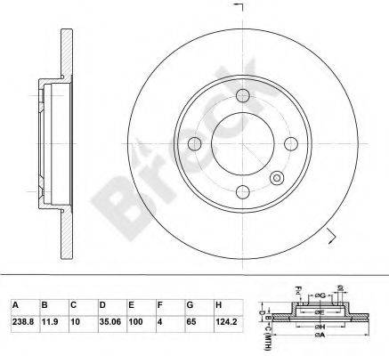 BRECK BR 011 SA100