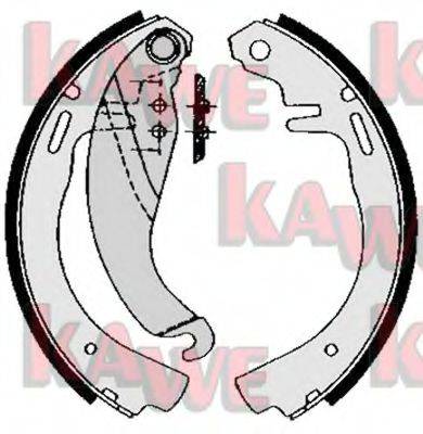 KAWE 02490 Комплект тормозных колодок