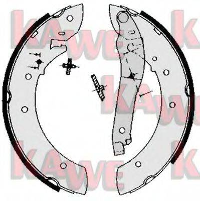 KAWE 02840 Комплект тормозных колодок