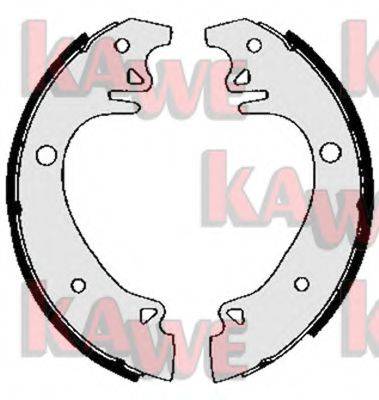 KAWE 02870 Комплект тормозных колодок
