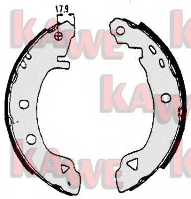 KAWE 04920B Комплект тормозных колодок