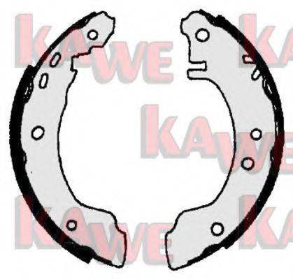 KAWE 06780 Комплект тормозных колодок