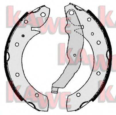 KAWE 06860 Комплект тормозных колодок