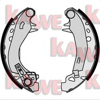 KAWE 07570 Комплект тормозных колодок