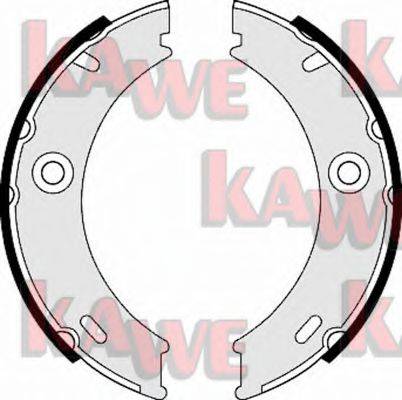 KAWE 07970 Комплект тормозных колодок, стояночная тормозная система