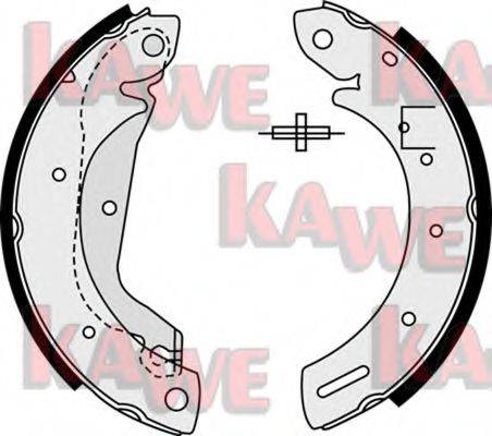 KAWE 08500 Комплект тормозных колодок