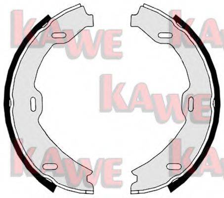 KAWE 08879 Комплект тормозных колодок, стояночная тормозная система