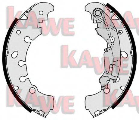 KAWE 09090 Комплект тормозных колодок