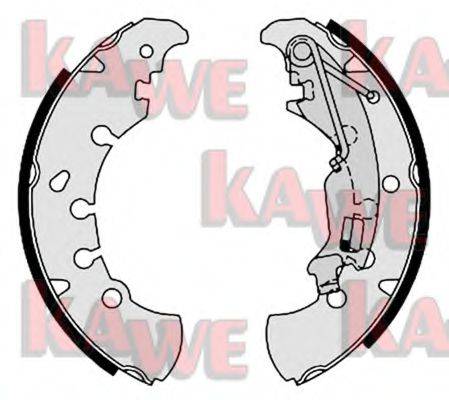 KAWE 09260 Комплект тормозных колодок