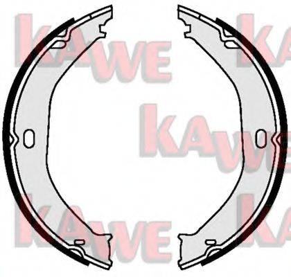KAWE 09520 Комплект тормозных колодок, стояночная тормозная система