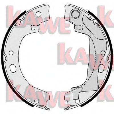 KAWE 09760 Комплект тормозных колодок, стояночная тормозная система