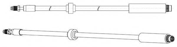 KAWE 510897 Тормозной шланг