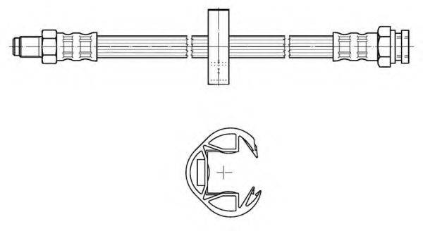 KAWE 511411 Тормозной шланг