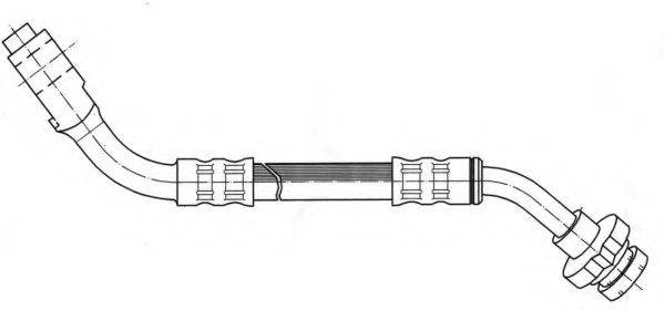 KAWE 511829 Тормозной шланг