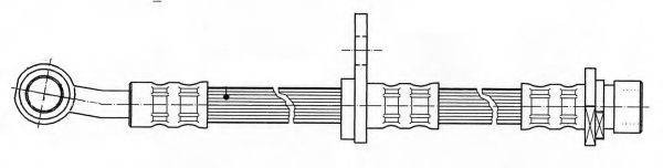 KAWE 511908 Тормозной шланг