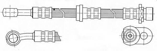 KAWE 511954 Тормозной шланг