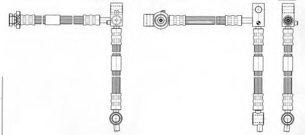 KAWE 512339 Тормозной шланг