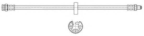 KAWE 512352 Тормозной шланг