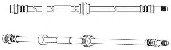 KAWE 512596 Тормозной шланг